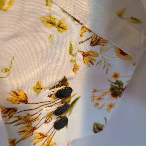 DISNEY COLLEN ATWOOD "ALICE THROUGH THE LOOKING GLASS" FLORAL BUTTON UP JACKET - Picture 7 of 11